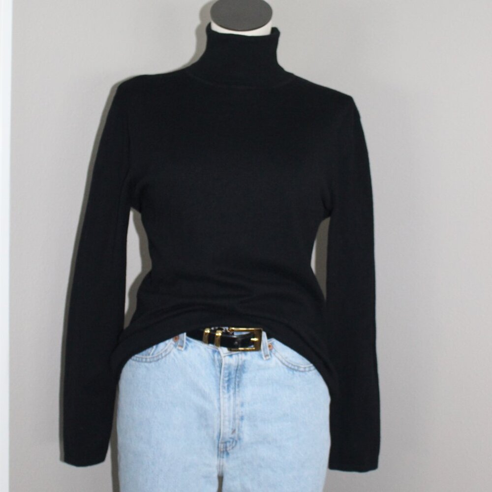Jillanova Cotton/Cashmere Blend Turtleneck